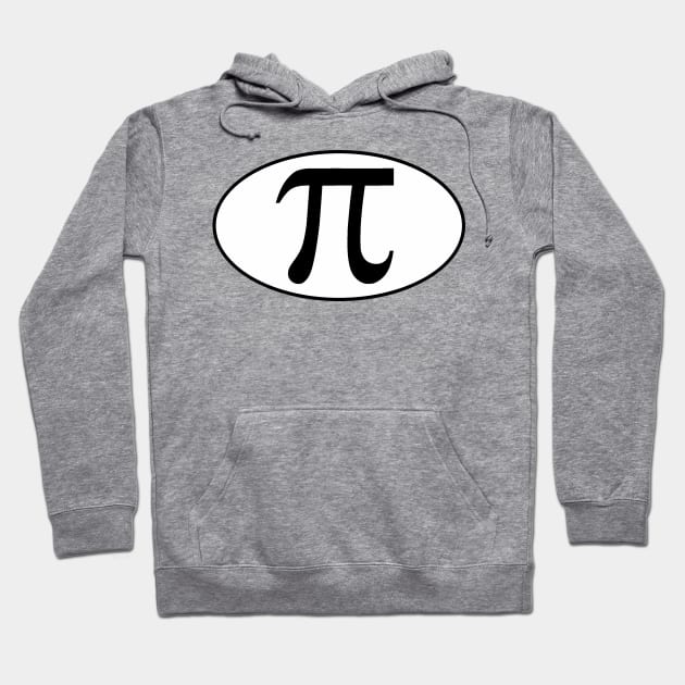 Pi Symbol Oval Marathon Parody Hoodie by Lyrical Parser